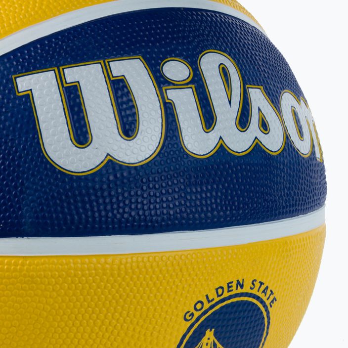 Wilson NBA Team Tribute Golden State Warriors basketbalový míč modrý WTB1300XBGOL 3