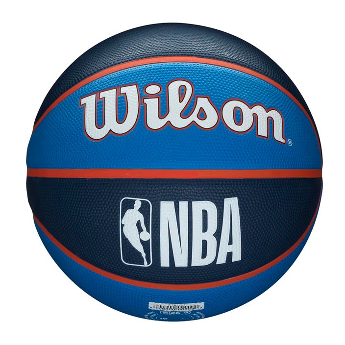 Wilson NBA Team Tribute basketbalový míč Oklahoma City Thunder modrý WTB1300XBOKC 3