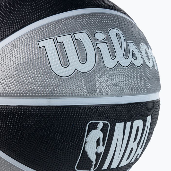 Wilson NBA Team Tribute San Antonio Spurs basketbalový míč šedý WTB1300XBSAN 3