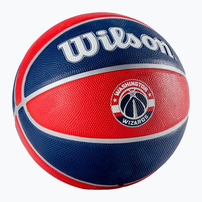 Wilson NBA Team Tribute Washington Wizards basketbalový míč červený WTB1300XBWAS 2