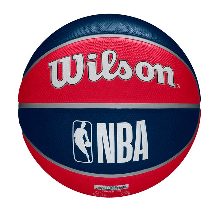 Wilson NBA Team Tribute Washington Wizards basketbalový míč červený WTB1300XBWAS 3