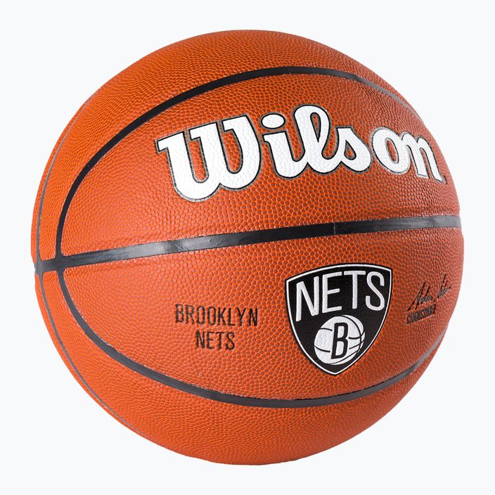 Wilson NBA Team Alliance Brooklyn Nets basketbalový míč hnědý WTB3100XBBRO 2