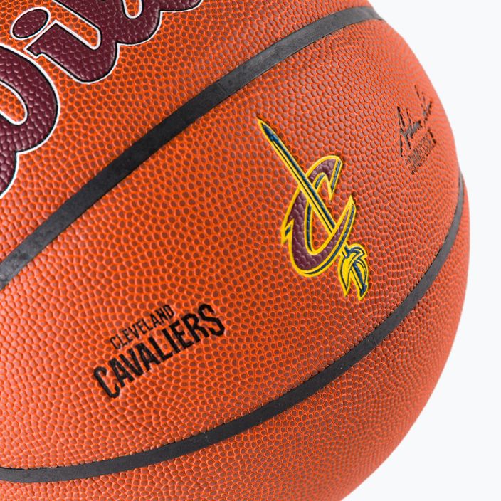 Wilson NBA Team Alliance Cleveland Cavaliers basketbalový míč hnědý WTB3100XBCLE 3