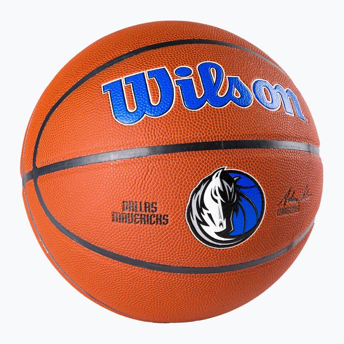Wilson NBA Team Alliance Dallas Mavericks basketbalový míč hnědý WTB3100XBDAL 2