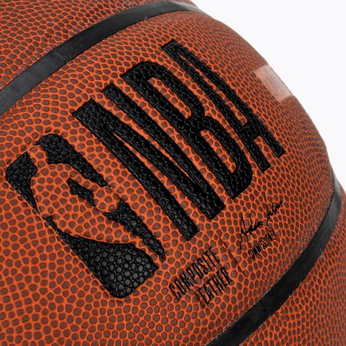 Wilson NBA Team Alliance Denver Nuggets basketbalový míč hnědý WTB3100XBDEN 3