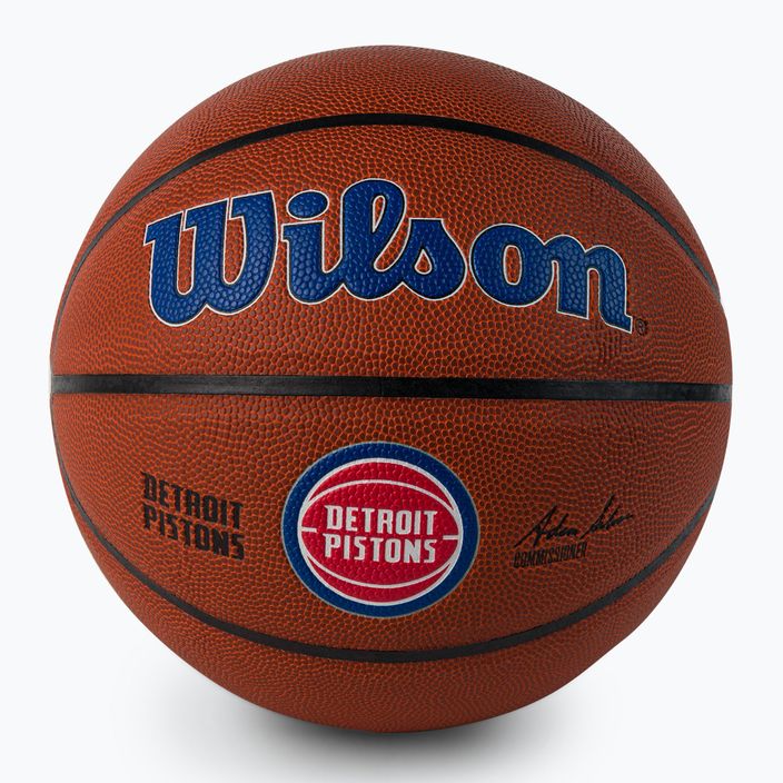 Wilson NBA Team Alliance Detroit Pistons basketbalový míč hnědý WTB3100XBDET