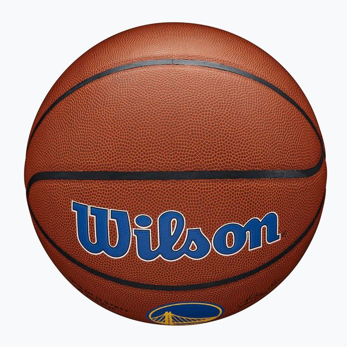 Wilson NBA Team Alliance Golden State Warriors basketbalový míč hnědý WTB3100XBGOL 3