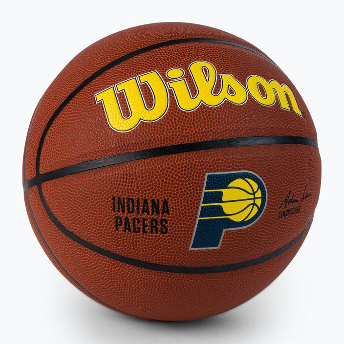 Wilson NBA Team Alliance Indiana Pacers hnědý basketbalový míč WTB3100XBIND 2