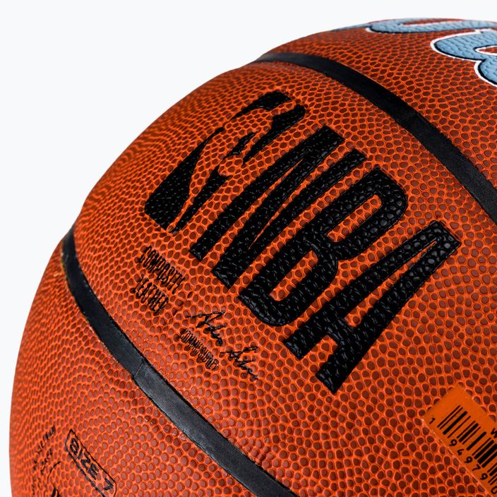 Wilson NBA Team Alliance Memphis Grizzlies basketbalový míč hnědý WTB3100XBMEM 4