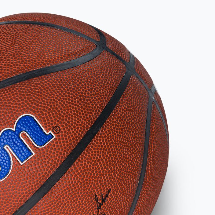 Wilson NBA Team Alliance New York Knicks basketbalový míč hnědý WTB3100XBNYK 3