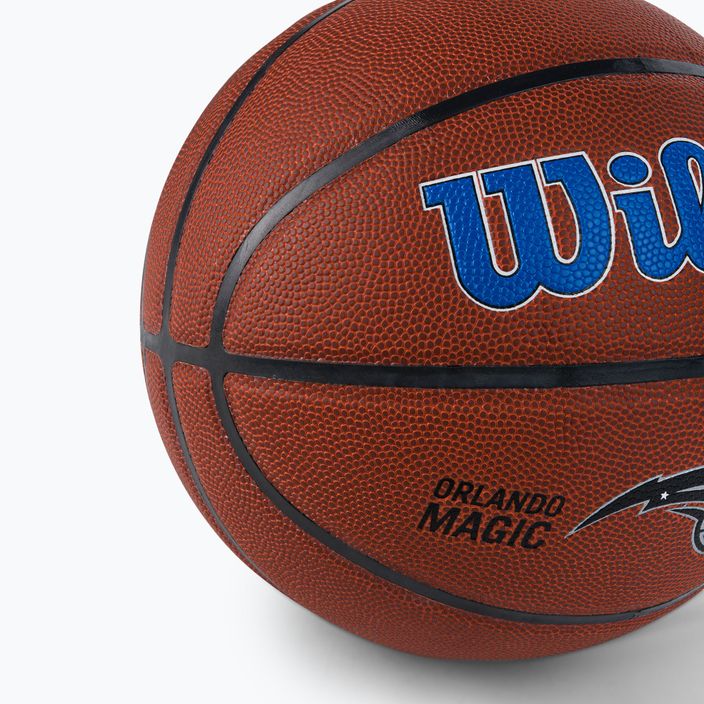 Wilson NBA Team Alliance Orlando Magic brown WTB3100XBORL basketbalový míč 3