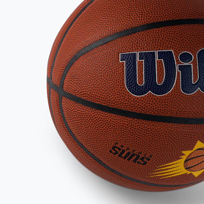 Wilson NBA Team Alliance Phoenix Suns basketbalový míč hnědý WTB3100XBPHO 3