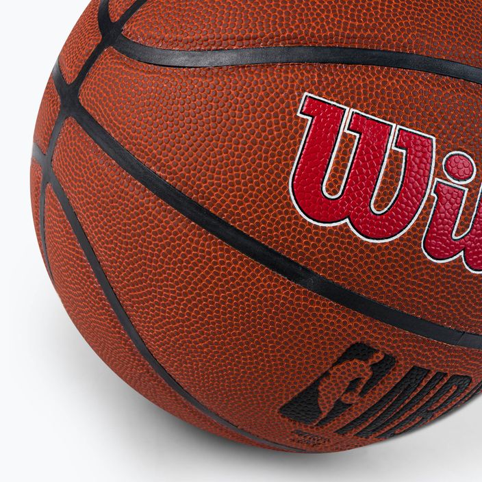 Wilson NBA Team Alliance Portland Trail Blazers basketbalový míč hnědý WTB3100XBPOR 3