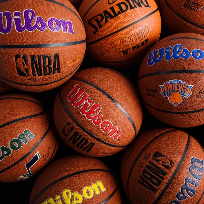 Wilson NBA Team Alliance Portland Trail Blazers basketbalový míč hnědý WTB3100XBPOR 4