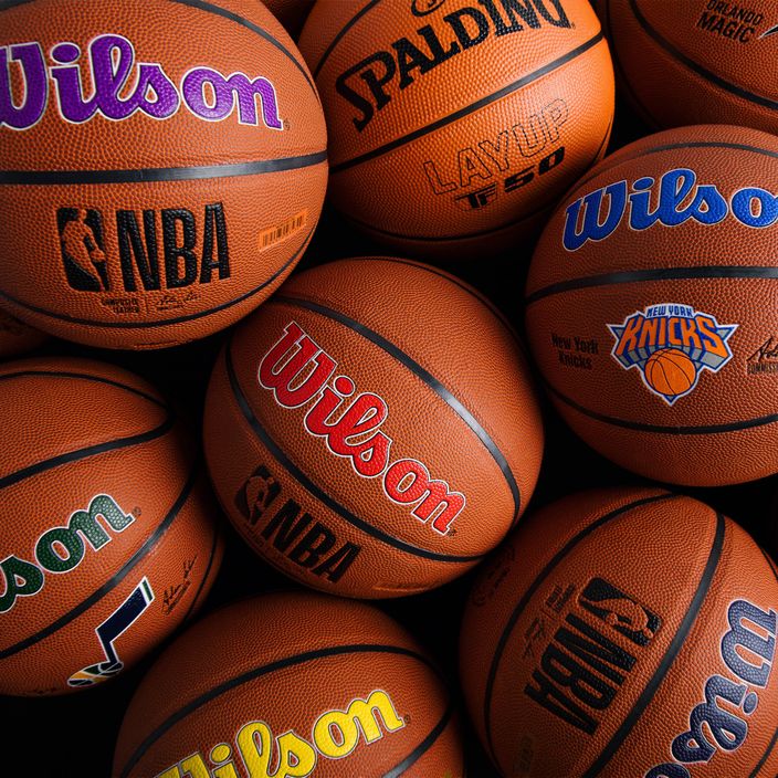 Wilson NBA Team Alliance San Antonio Spurs basketbalový míč hnědý WTB3100XBSAN 5