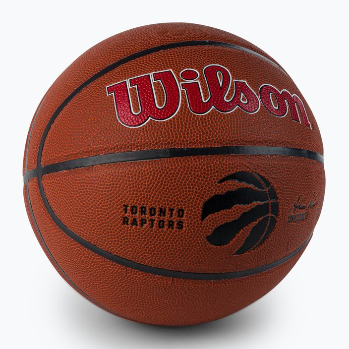 Wilson NBA Team Alliance Toronto Raptors basketbalový míč hnědý WTB3100XBTOR 2