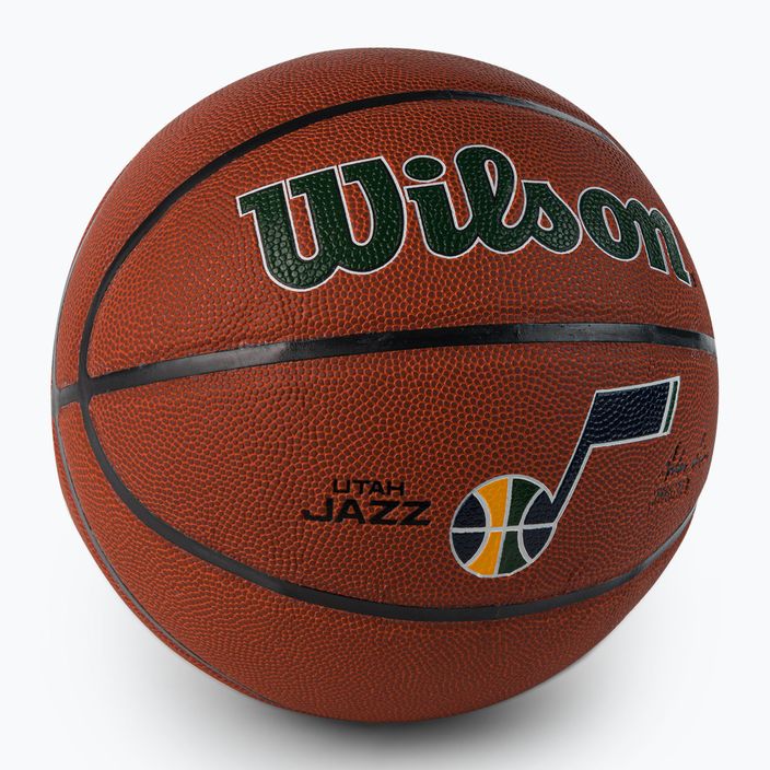 Wilson NBA Team Alliance Utah Jazz hnědý basketbalový míč WTB3100XBUTA 2