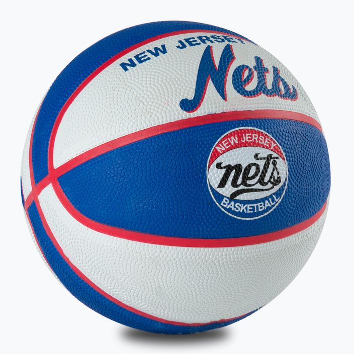 Mini basketbal Wilson NBA Team Retro Mini Brooklyn Nets blue WTB3200XBBRO 2