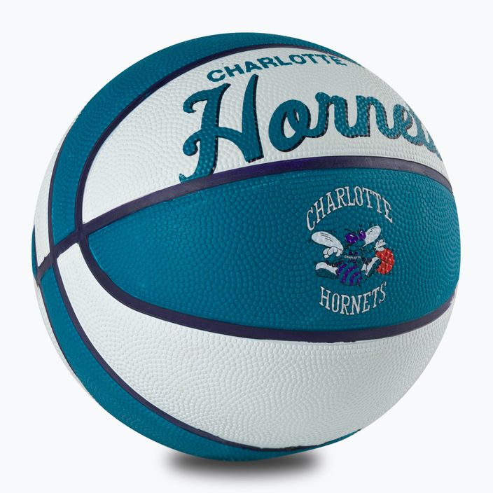 Wilson NBA Team Retro Mini Charlotte Hornets basketbal modrý WTB3200XBCHA 2