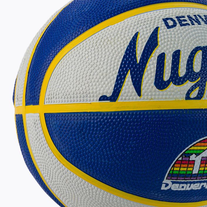 Wilson NBA Team Retro Mini Denver Nuggets basketbal modrý WTB3200XBDEN 3