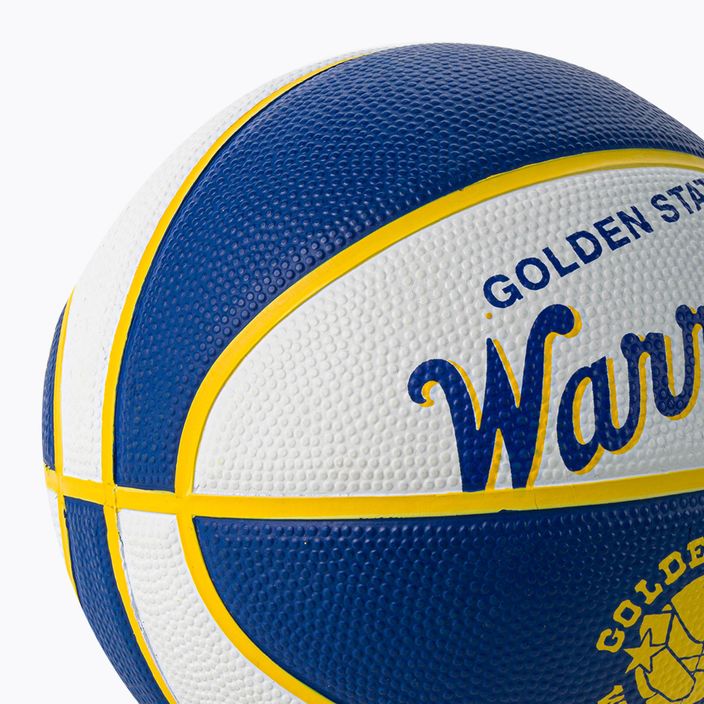 Basketbalový míč Wilson NBA Team Retro Mini Golden State Warriors, tmavě modrý WTB3200XBGOL 3