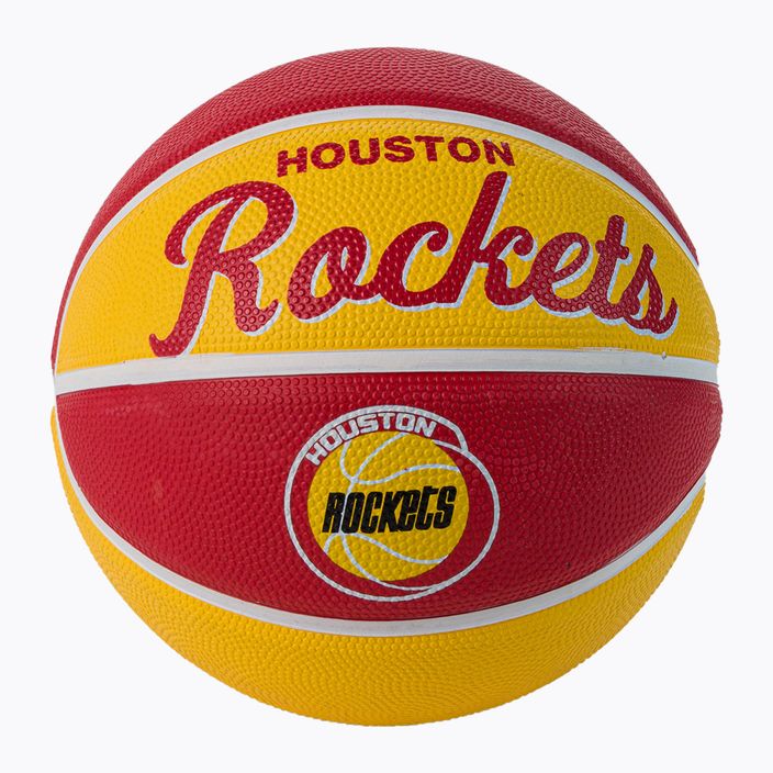 Wilson NBA Team Retro Mini Basketball Houston Rockets bordó WTB3200XBHOU