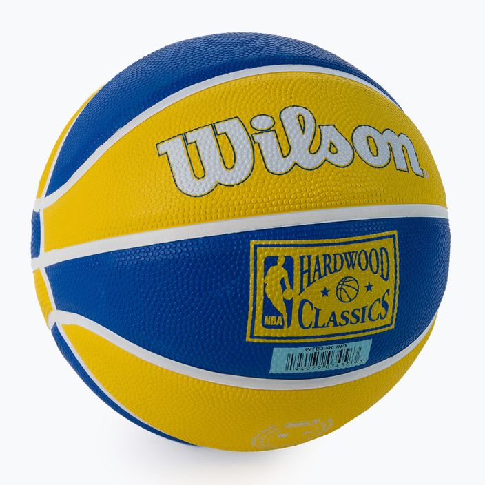 Mini basketbal Wilson NBA Team Retro Mini Indiana Pacers žlutá WTB3200XBIND 2