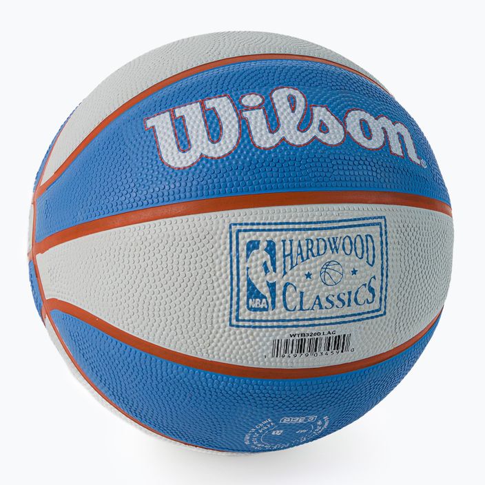 Wilson NBA Team Retro Mini Basketball Los Angeles Clippers modrý WTB3200XBLAC 2