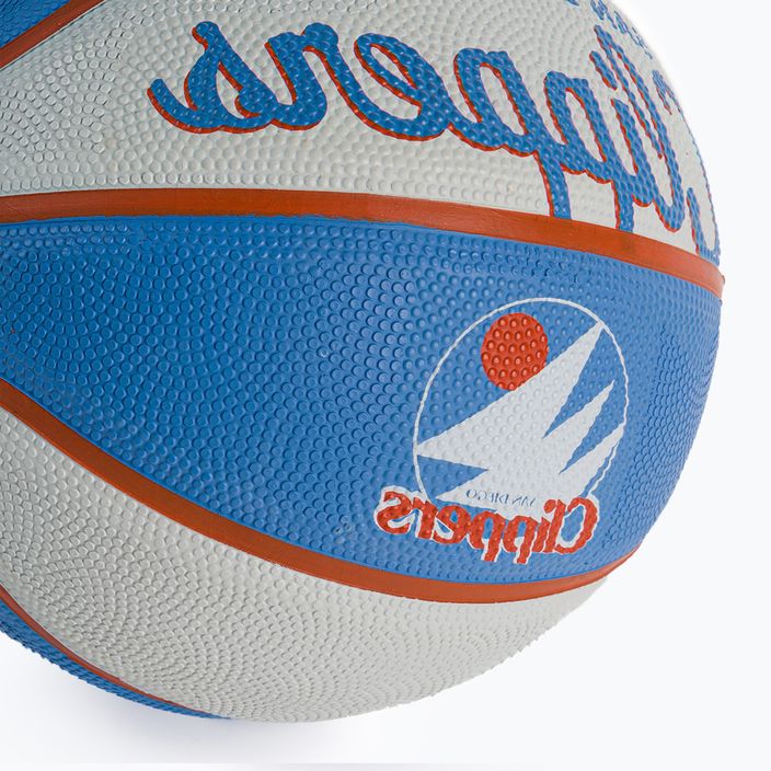 Wilson NBA Team Retro Mini Basketball Los Angeles Clippers modrý WTB3200XBLAC 3