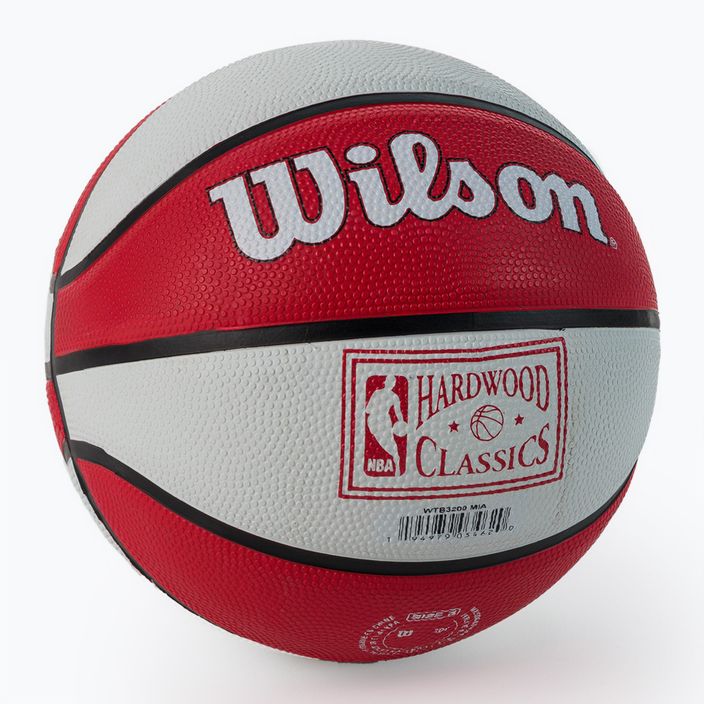 Mini basketbal Wilson NBA Team Retro Mini Miami Heat červená WTB3200XBMIA 2