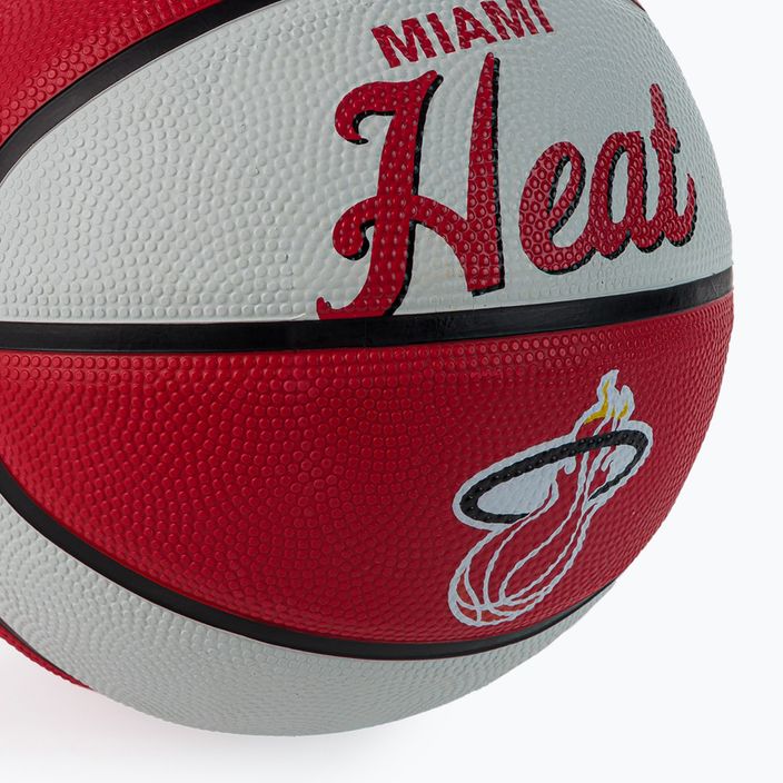Mini basketbal Wilson NBA Team Retro Mini Miami Heat červená WTB3200XBMIA 3