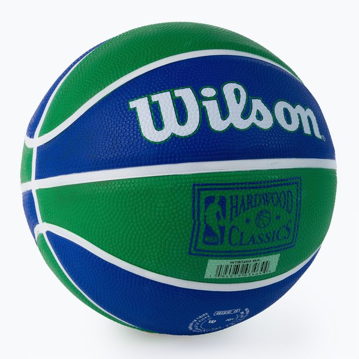 Mini basketbal Wilson NBA Team Retro Mini Minnesota Timberwolves zelená WTB3200XBMIN 2