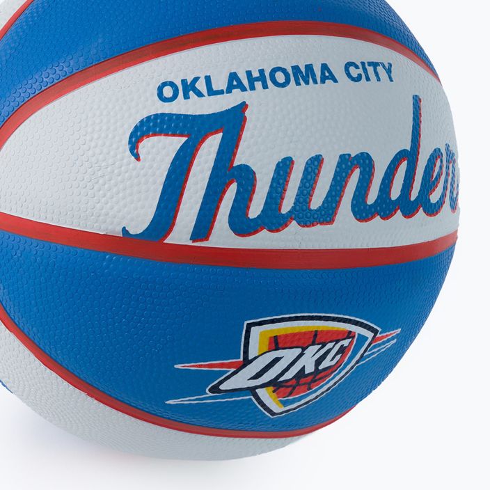Wilson NBA Team Retro Mini Basketball Oklahoma City Thunder modrý WTB3200XBOKC 3