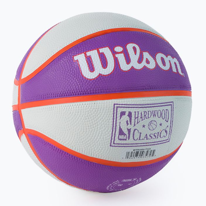 Mini basketbal Wilson NBA Team Retro Mini Phoenix Suns fialová WTB3200XBPHO 2