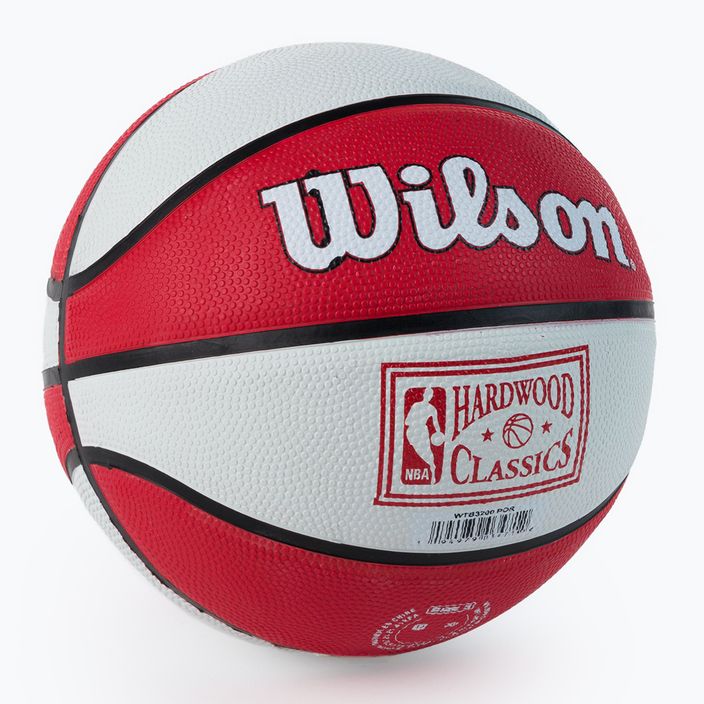 Wilson NBA Team Retro Mini Portland Trail Blazers Basketball Red WTB3200XBPOR 2