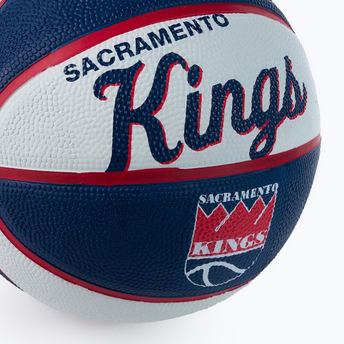 Wilson NBA Team Retro Mini Sacramento Kings basketball navy blue WTB3200XBSAC 3