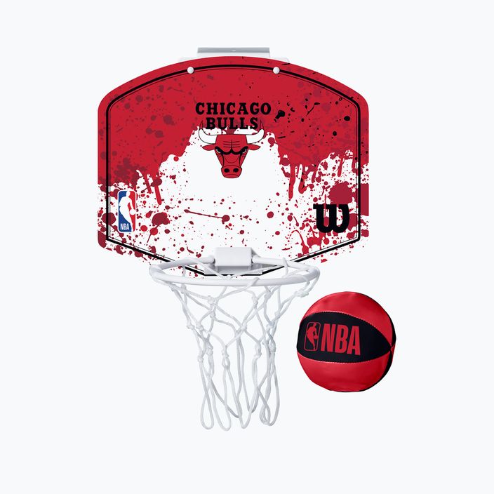 Wilson NBA Chicago Bulls Mini Hoop basketbalová deska červená WTBA1302CHI 3