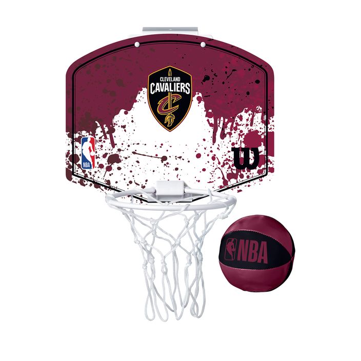 Sada na mini košíkovou Wilson NBA Team Mini Hoop Cleveland Cavaliers dark red 2