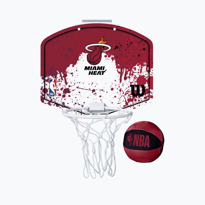 Wilson NBA Miami Heat Mini Hoop Red WTBA1302MIA 4