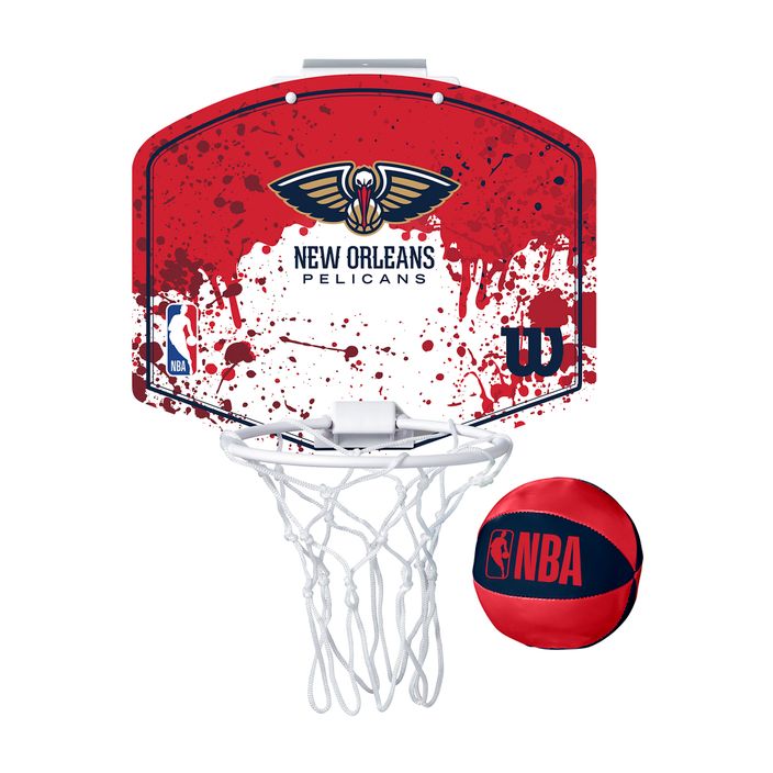 Sada na mini košíkovou Wilson NBA Team Mini Hoop New Orleans Pelicans 2