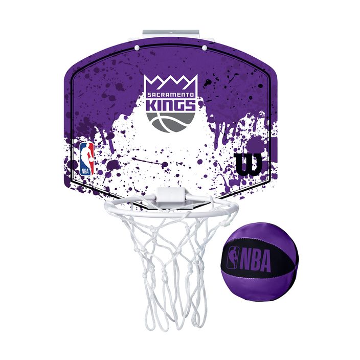 Sada na mini košíkovou Wilson NBA Team Mini Hoop Sacramento Kings 2
