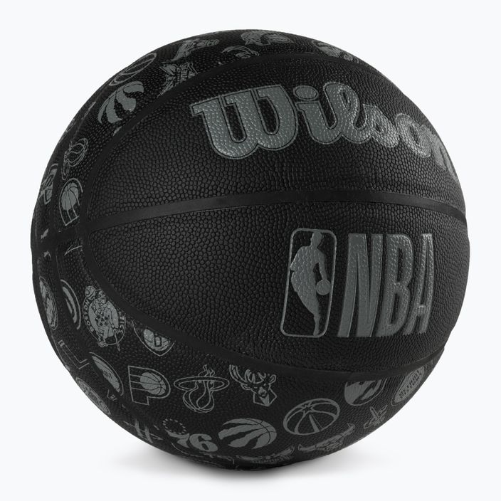Basketbalový míč Wilson NBA All Team černý WTB1300XBNBA 2