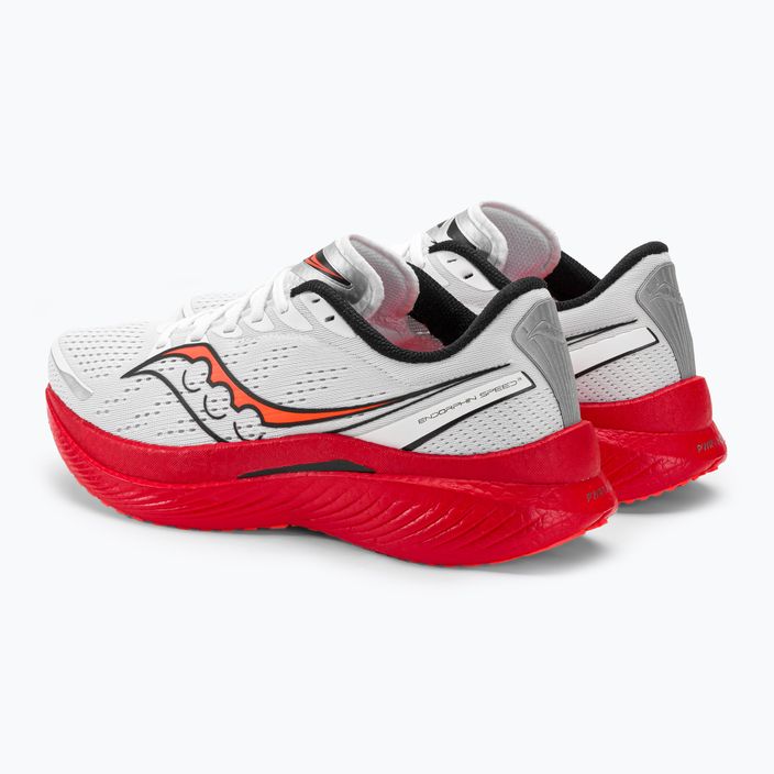 Pánská běžecká obuv Saucony Endorphin Speed 3 white/blck/vizi 3