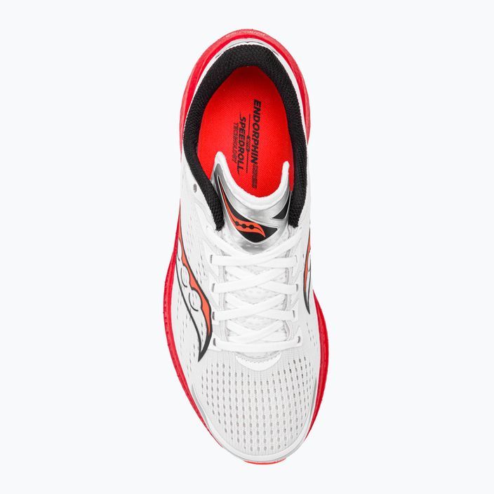 Pánská běžecká obuv Saucony Endorphin Speed 3 white/blck/vizi 6