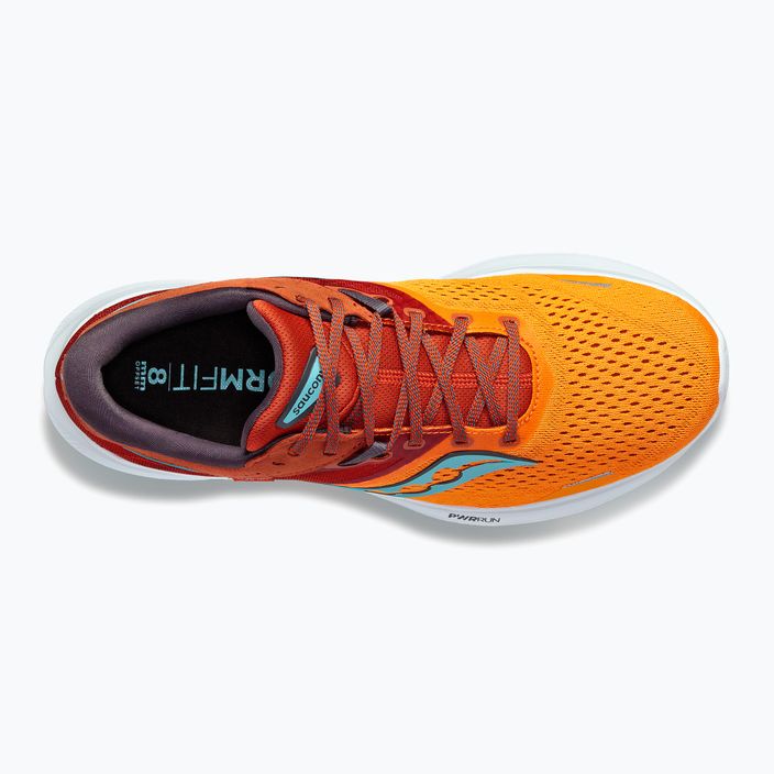 Saucony Ride 16 pánské běžecké boty oranžovo-červené S20830-25 14