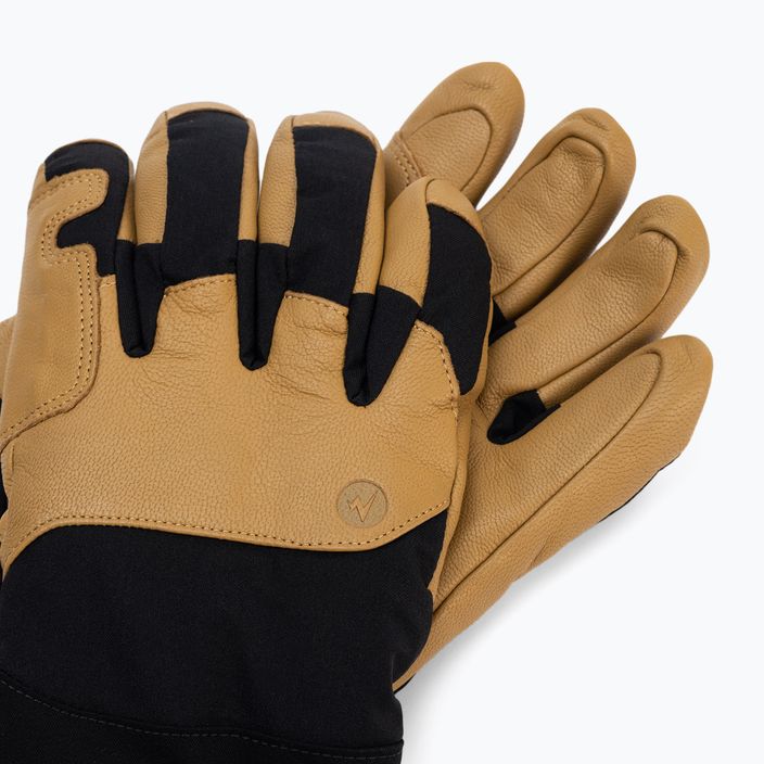 Trekingové rukavice Marmot Exum Guide černohnědé 82870 4