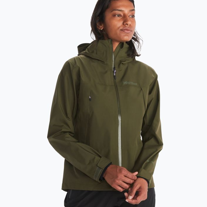 Marmot Minimalist Pro Gore Tex dámská bunda do deště zelená M12388 5