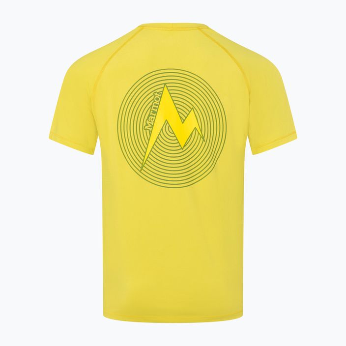 Marmot Windridge Graphic pánské trekové tričko žluté M14155-21536 2