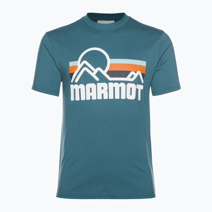Marmot Coastall pánské trekové tričko modré M14253-21541 3