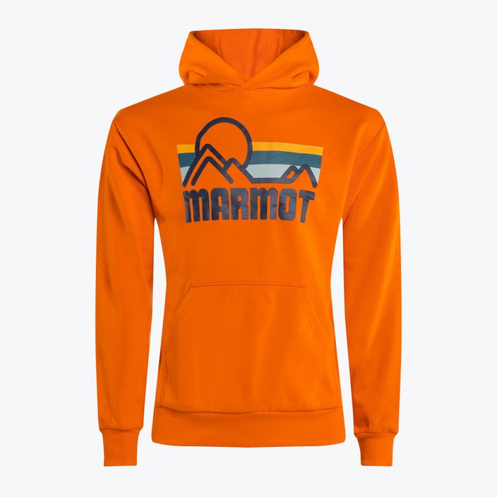 Pánská trekingová mikina Marmot Coastal Hoody oranžová M14258215